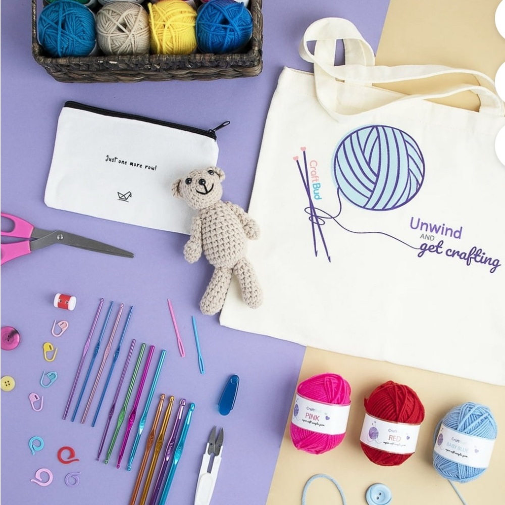 Crochet kit by Craftbud Crafting Essentials Kit for Kids - Picture 2 of 16